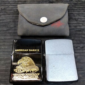 着火未確認 ZIPPO ジッポ AMERICAN eagle Ⅱ アメリカンイーグル2 他 まとめて ジッポー オイルライター 喫煙具 喫煙グッズ