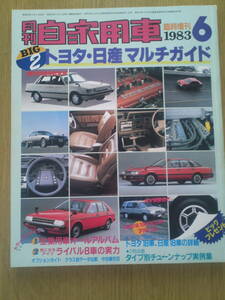 月刊　自家用車　臨時増刊号　1983年6月号　