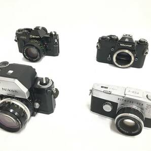 ☆ フィルム一眼レフカメラ まとめ 1 ☆ PRAKTICA MTL 5 B + Nikon FT + F + FE + EL + 他2台 レンズ6本 プラクチカ ニコンの画像6