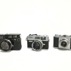 ☆ コンパクトフィルムカメラ まとめ 1 ☆ Canon CANONET QL17 + Fujica 35-SE + OLYMPUS 35 他5台 キャノン 富士フィルム オリンパスの画像2