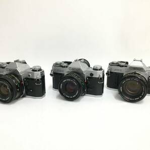 ☆ Canon フィルム一眼レフカメラ まとめ 2 ☆ Canon AE-1 ×4 + A-1 + AV-1 他レンズ10本 キャノンの画像2