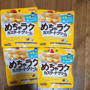 ニップン　めちゃラクカスタードクリームミックス　40g×4袋