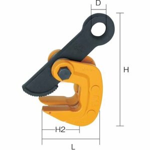 スーパー 水平横吊クランプ（クランプ範囲：０～５０ｍｍ） [HPC2N]