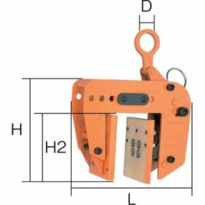 スーパー 型枠・パネル吊クランプ クランプ範囲５段階調節 容量：１００ｋｇ [PTC100]