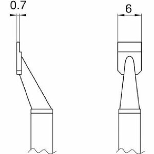 Shirako Наконечник Шпателя SOP 18L Тип 2 шт. [T81012]