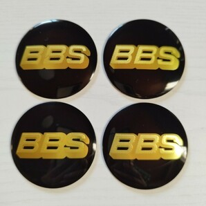 BBSメタルキャップ 4枚セット 黒の画像1