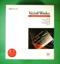 【3888】 A&A VectorWorks v8.5.2J4 Macintosh版 エーアンドエー ベクターワークス CAD キャド MiniCADスタイル 作図 製図 設計 デザイン_画像1