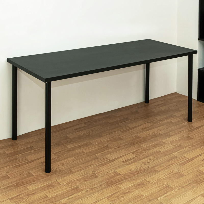 フリーデスク テーブル 150cm幅 奥行60cm テーブル 平机 作業台シンプル 白 黒 TY-1560(BK) ブラック, ハンドメイド作品, 家具, 椅子, テーブル, 机