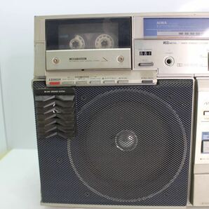 ☆# AIWA アイワ ラジカセ ラジオ ステレオ オーディオ機器 CS-J77MKII 2way スピーカーの画像2