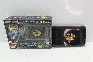 ☆# Nintendo 任天堂 ニンテンドー3DS LL モンスターハンター スペシャルパック SPR-001 ブラック 箱付き