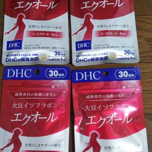 DHC エクオール 30日分 大豆イソフラボン 4袋