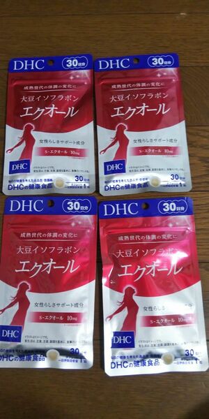 DHC エクオール 30日分 4袋セット 大豆イソフラボン