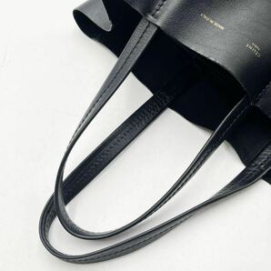 1円 【定番】セリーヌ CELINE トートバッグ ホリゾンタルカバ レザー 革 ブラック 黒の画像6