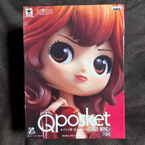 ルパン三世　Qposket 峰不二子 キューポスケット フィギュア　レッド