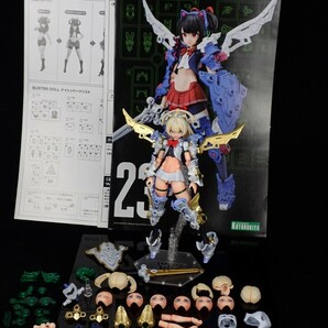 メガミデバイス バスタードール ナイト 改修塗装済み完成品 コトブキヤ カラー変更 髪パーツ追加の画像10