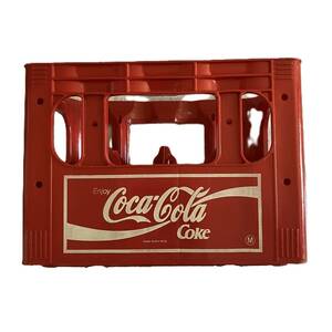 [Уборка! ] ① Coca -cola Bottle Case Case Red Box Showa Retro Container Case Coca -cola Cork винтажный