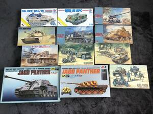 当時物！在庫品・メーカー複数・ 戦車プラモ 100サイズBOX 詰め合わせ！・No.6・未開封品・現品限り！