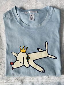 奈良美智/Pup King/パップキング Tシャツ/Pastelblue◎送料無料