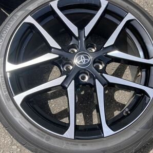 TOYOTA CH-R GR 純正タイヤホイール 19X7.5J+50 PCD114.3/5穴4本セット ヨコハマ 225/45R19 小傷あり ディスク多少腐食あり の画像2