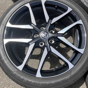 TOYOTA CH-R GR 純正タイヤホイール 19X7.5J+50 PCD114.3/5穴4本セット ヨコハマ 225/45R19 小傷あり ディスク多少腐食あり の画像3