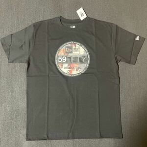 NEW ERA Tシャツ 半袖 XL Tee 59FIFTY黒 BLACK 浮世絵 江戸 写楽 未使用新品 ニューエラ デッドストック 限定生産