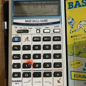 CASIO カシオ ベースボールゲーム 電卓 BB-9 昭和57年 レトロ 1982年 電卓 計算機 野球 8桁 基本動作確認済み 現存品僅少 希少価値ありの画像6