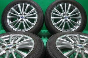 L1280-22 送料無料 205/55R16 サマーTires 夏 4本set Dunlop EC202 80% tread 溝たっぷり SubaruGenuine Impreza