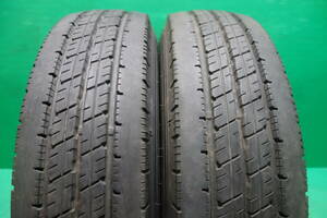 L1352-20 送料無料 185/80R15 103/101L サマータイヤ 夏 LT 2本セット ダンロップ エナセーブ SPLT38 8分山 溝たっぷり 2020年製