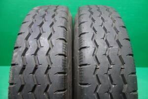 L1357-23 送料無料 225/80R17.5 123/122L サマータイヤ 夏 LT 2本セット YOKOHAMA MY257 9分山 溝たっぷり 2023年製 ライトトラック 4ｔ