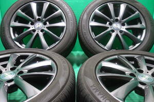 L1366-20 送料無料 245/50R18 サマータイヤ 夏 4本セット YOKOHAMA ADVAN dB V552 8分山 溝たっぷり Team Sparco BMW X3 X4 F25 F26