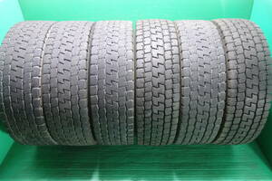 L1414-20 送料無料 245/70R19.5 136/134J ミックスTires TB 6本set YOKOHAMA 710R 70% tread 202008製 large size truck オールシーズン