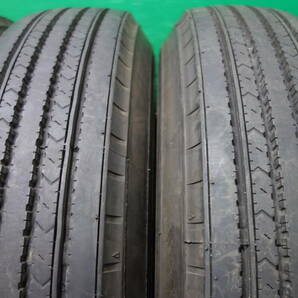 L1431-23 送料無料 225/80R17.5 123/122L サマータイヤ 夏 LT 6本セット ダンロップ SP330K 8分山 溝たっぷり 2023年製 ライトトラック 4ｔの画像4