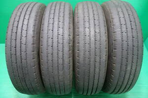 L1454-19 送料無料 205/75R16 113/111L サマータイヤ 夏 LT 4本セット ブリヂストン R202 7分山 2019年製 ライトトラック