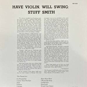 Stuff Smith / Have Violin, Will Swing 中古CD 国内盤 帯付き 紙ジャケ 24bitデジタルリマスタリング 初回プレス完全限定盤 世界初CＤ化の画像2