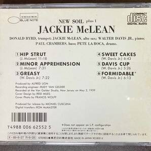 Jackie McLean / New Soil 中古CD 国内盤 帯付きケース新品交換 BLUE NOTEの画像3