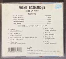 Frank Rosolino Quintet / Frank Rosolino /5 中古CD　国内盤　帯付き _画像3