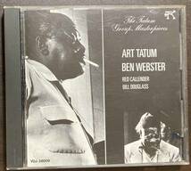 Art Tatum- Ben Webster / The Tatum Group Masterpieces 中古CD　国内盤　帯付き _画像2