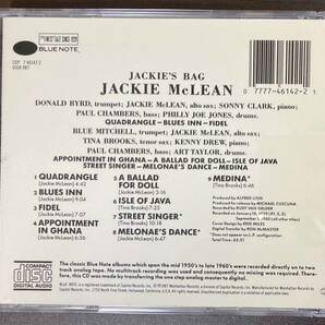 Jackie McLean / Jackie's Bag 中古CD 輸入盤 ケース新品交換 BLUE NOTE の画像3