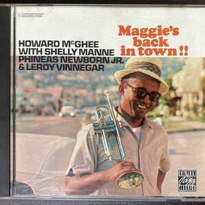 Howard McGhee / Maggie's Back in Town 中古CD 輸入盤の画像2