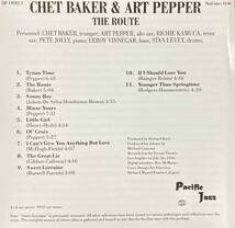 Chet Baker & Art Pepper / The Route 中古CD　輸入盤_画像5