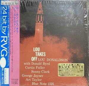 Lou Donaldson / Lou Takes Off 中古CD　国内盤　帯付き 紙ジャケ　24bitデジタルリマスタリング　BLUE NOTE 60周年限定盤 