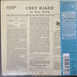 Chet Baker / In New York 中古CD 国内盤 帯付き 紙ジャケ 20bitK2 Super Coding の画像2