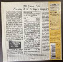 Bill Evans Trio / Sunday at the Village Vanguard 中古CD　国内盤　帯付き 紙ジャケ　20bitK2デジタルリマスタリング_画像2