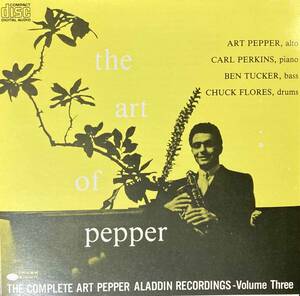 Art Pepper / The Art of Pepper 中古CD　輸入盤　BLUE NOTE 