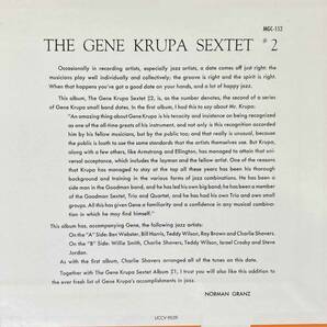 Gene Krupa / The Gene Krupa Sextet #2 中古CD 国内盤 帯付き 紙ジャケ 24bitデジタルリマスタリング 初回プレス完全限定盤 の画像2