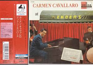 Carmen Cavallaro / Carmen Cavallaro at the Embers 中古CD　国内盤　帯付き 紙ジャケ 24bitリマスタリング 初回プレス完全限　世界初CD化