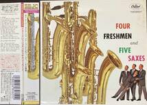 Four Freshmen & 5 Saxes / Four Freshmen & 5 Saxes 中古CD　国内盤　帯付き 紙ジャケ　24bitデジタルリマスタリング _画像1