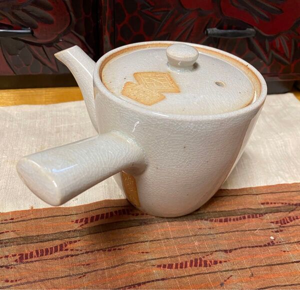 赤膚焼 尾西楽斎 急須 茶瓶 茶器 香柏窯 赤ハダ 窯元 伝統工芸 煎茶道具