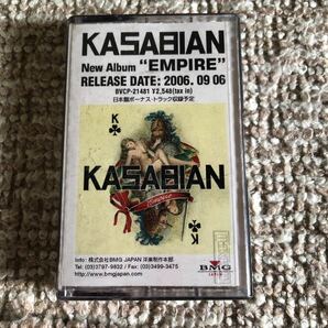 Kasabian カサビアン EMPIRE エンパイア カセットテープの画像1