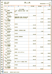 弥生　元帳３行明細用紙　335101H 税込価格　運賃無料